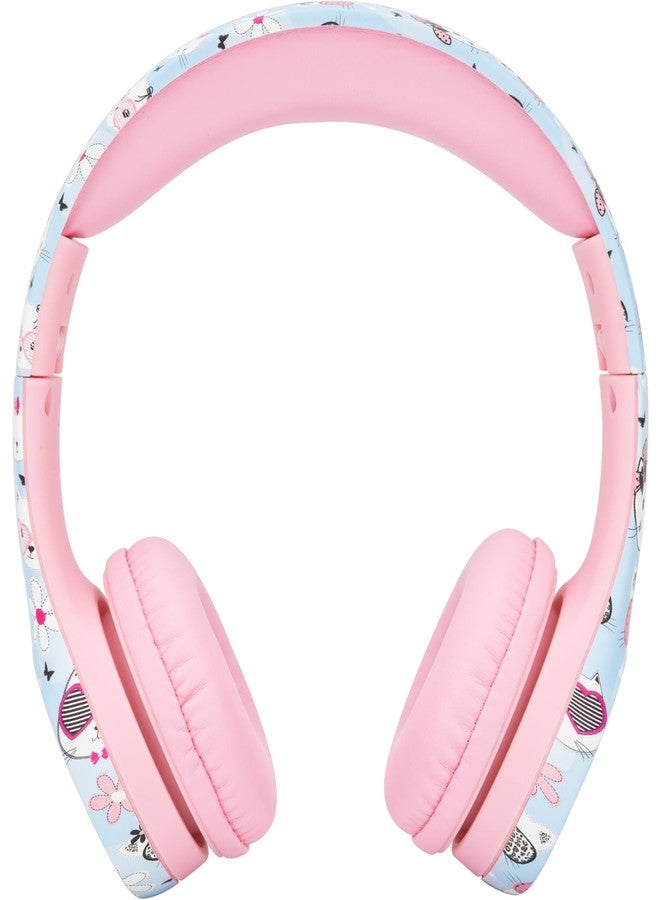 Snug Play+ Kids Headphones - Volume Limited 93dB for Safe Listening - Foldable, Durable Headphones for Toddlers, Boys & Girls - Tangle-Free Cord - Ideal for Travel, School, Tablets - Kitty - Image 3