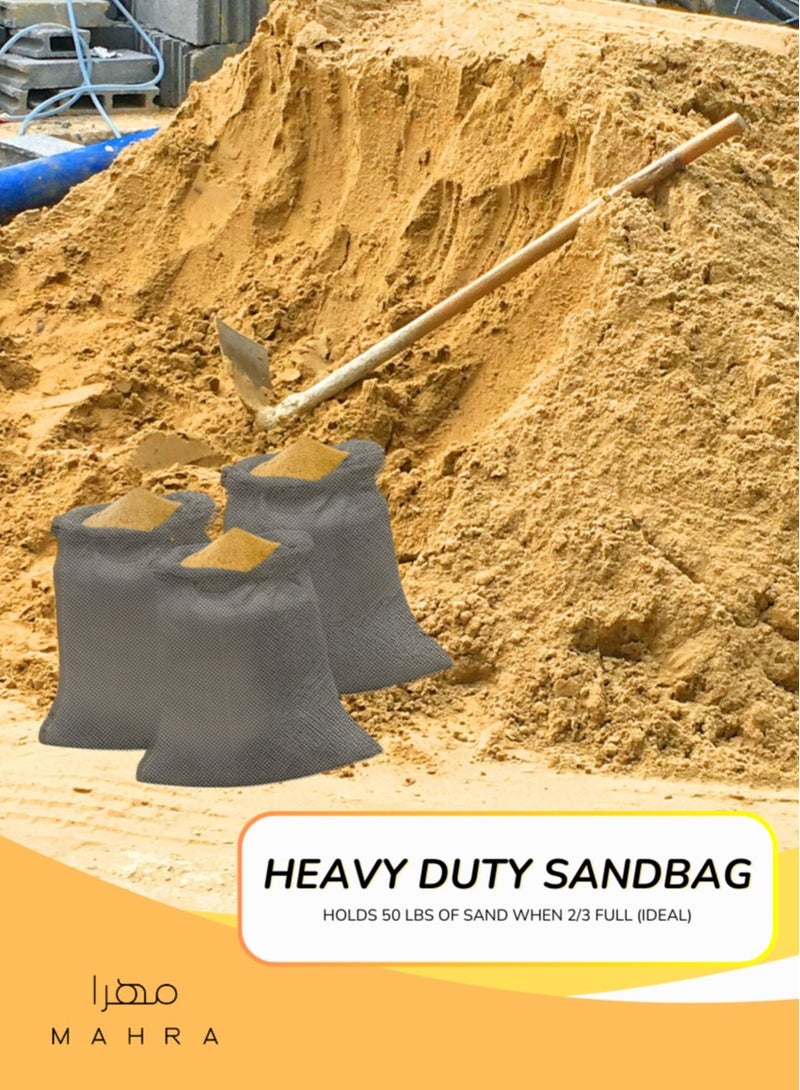 Pack of 5 | Woven Polypropylene Bags | 35.4" x 31.4" | Tough & Waterproof | Suitable for Agriculture, Industrial, and Construction Tasks | Reliable Heavy-Duty Storage