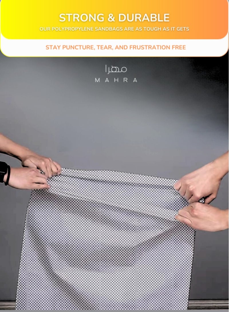 Pack of 5 | Woven Polypropylene Bags | 35.4" x 31.4" | Tough & Waterproof | Suitable for Agriculture, Industrial, and Construction Tasks | Reliable Heavy-Duty Storage