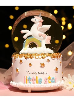 ZCM-HAPPY Fantasy crystal ball music box, with LED lights, with snowflakes  - Image 1