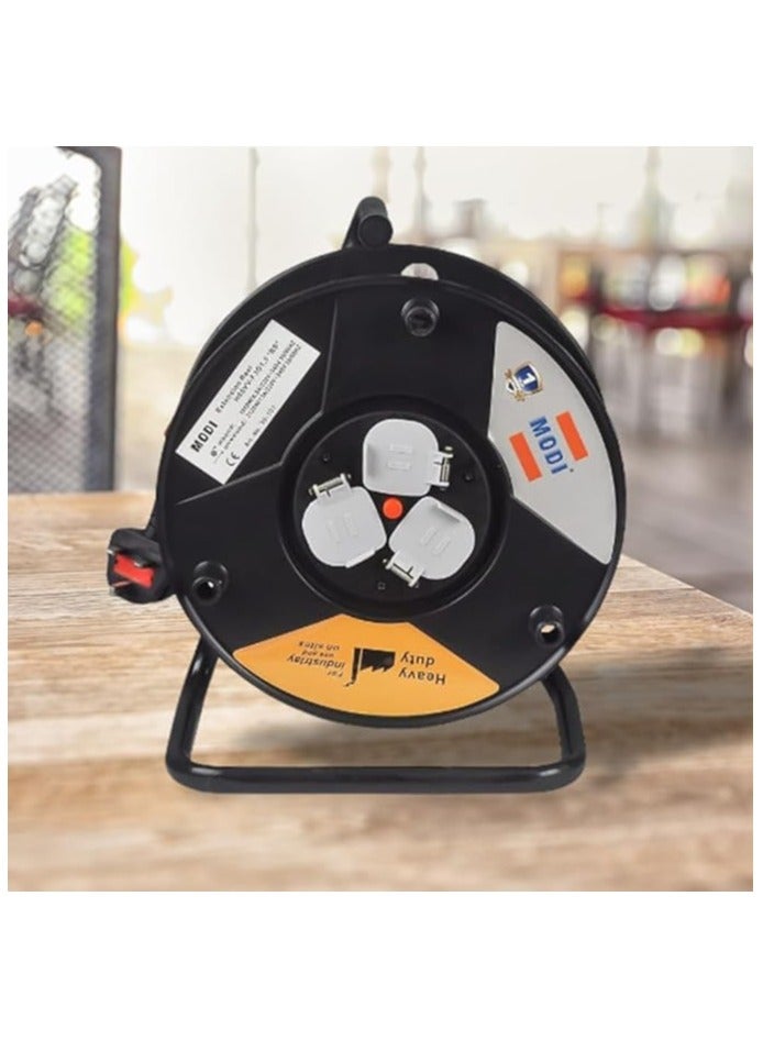 Heavy Duty Cable Reel 2*1.5 , 25 Meter Extension - Image 1