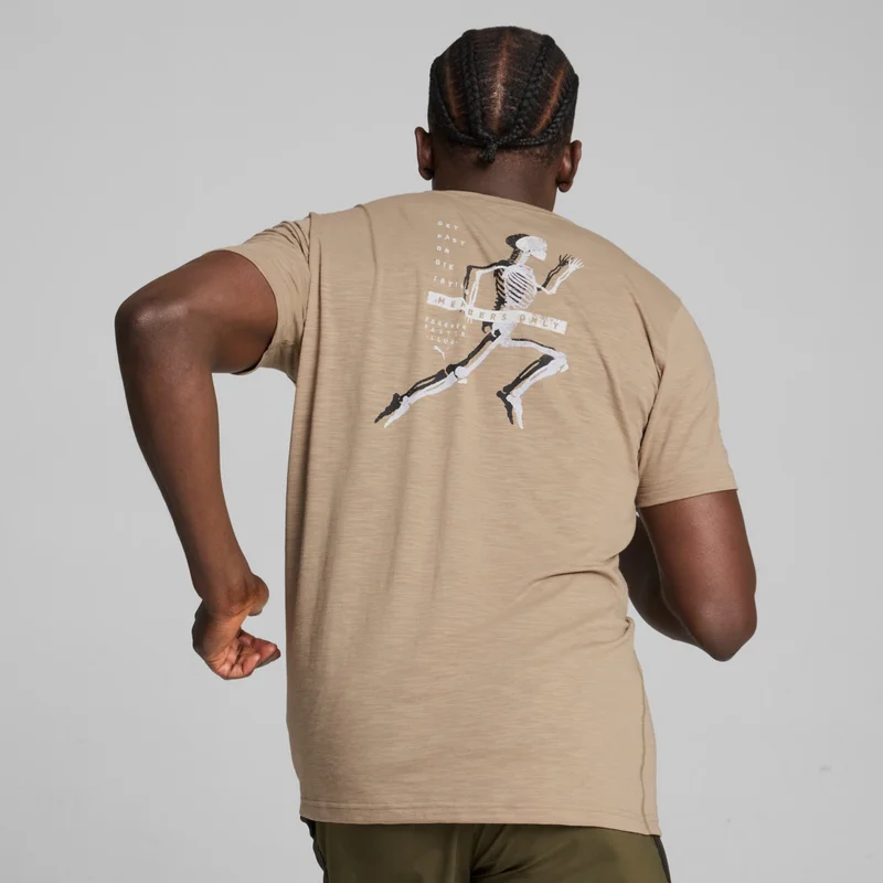 PUMA Run Club Men's T-Shirt 52585767-BEJ M - Beige