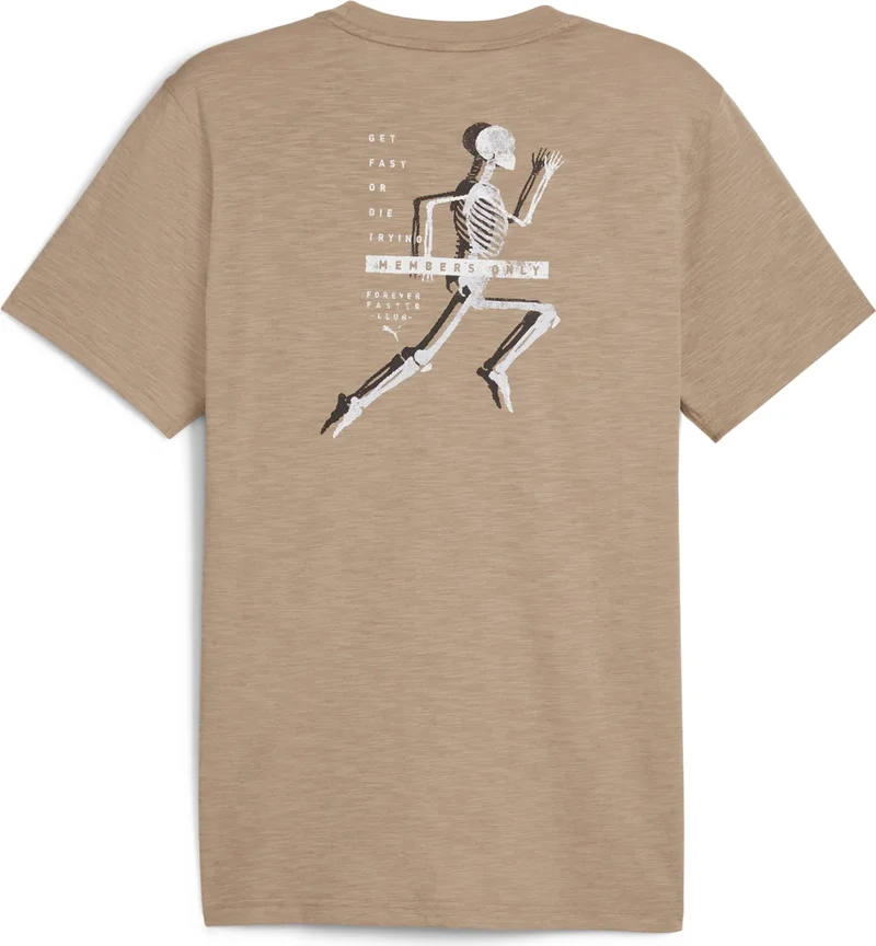 PUMA Run Club Men's T-Shirt 52585767-BEJ M - Beige