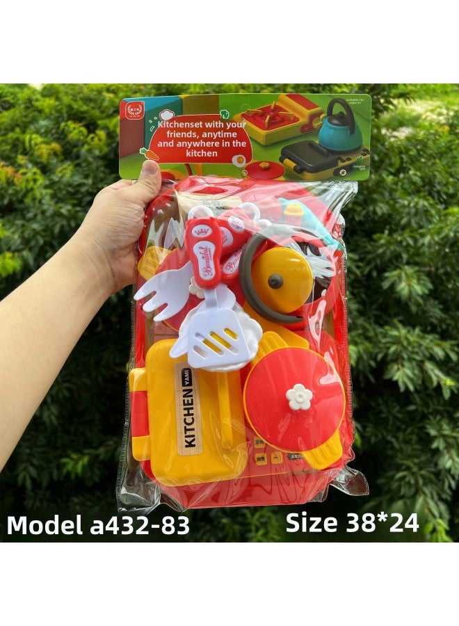 Children's Play House Kitchen Toys Cutting Music Kitchenware Girls' Kitchen Cooking Toys Tools Medical Tools Suit-Specifications:515-11 Play House - Image 5