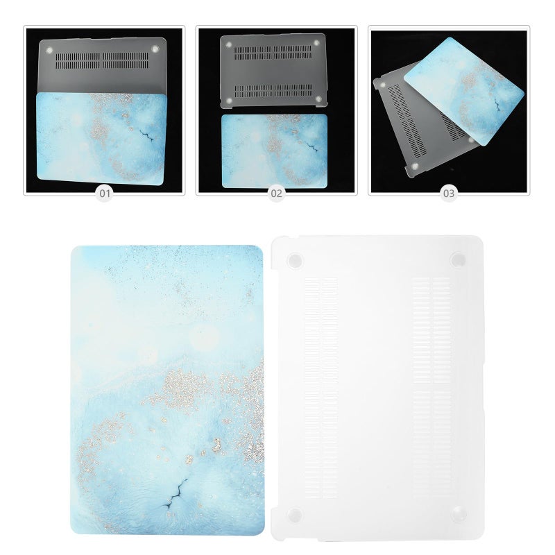 غطاء كمبيوتر محمول من البلاستيك الصلب لطرازات MacBook Air 13.3 بوصة A1932 A2179 A2337، جلد واقي خفيف الوزن - Image 4