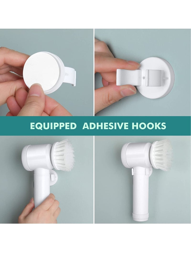 ELTRAZONE Magic Brush Electric Spin Scrubber, Electric Cleaning Brush with 3 Brush Heads,Bathroom Rechargeable Scrub Brush, - Image 3