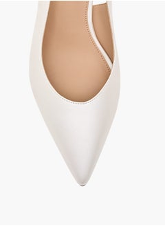 Flora Bella By Shoexpress Women Bow Accent Slingback Shoes with Flared Heels Ramadan Collection  - Image 4