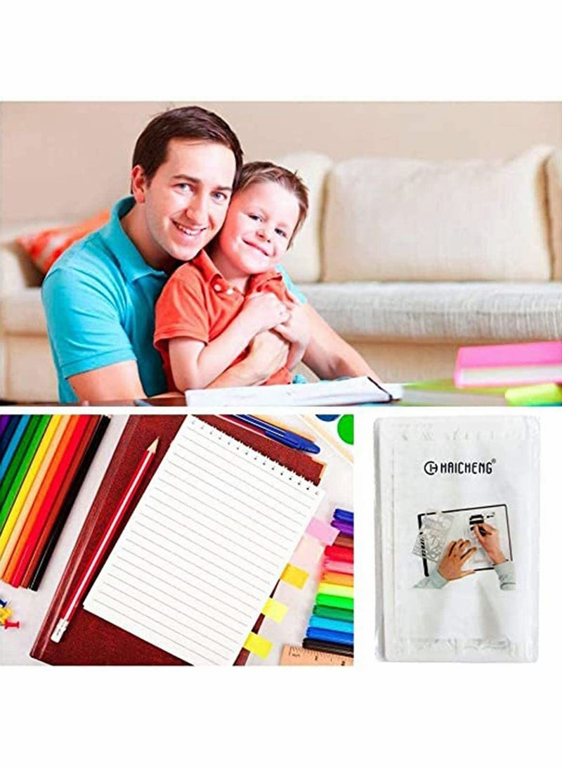 KASTWAVE Journal Stencil Plastic Planner Set for Journal Notebook Diary Scrapbook DIY Drawing - Image 2