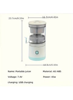 Haidue Portable Multifunctional Juicer with Automatic Juicing and Separation with USB Charging  - Image 5