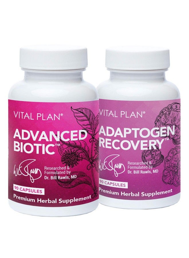 Vital Plan Immune Support Supplements by Dr. Bill Rawls - Immune Boost Bundle w/ Japanese Knotweed, Cat’s Claw, Chinese Skullcap & Reishi Mushroom - Image 1