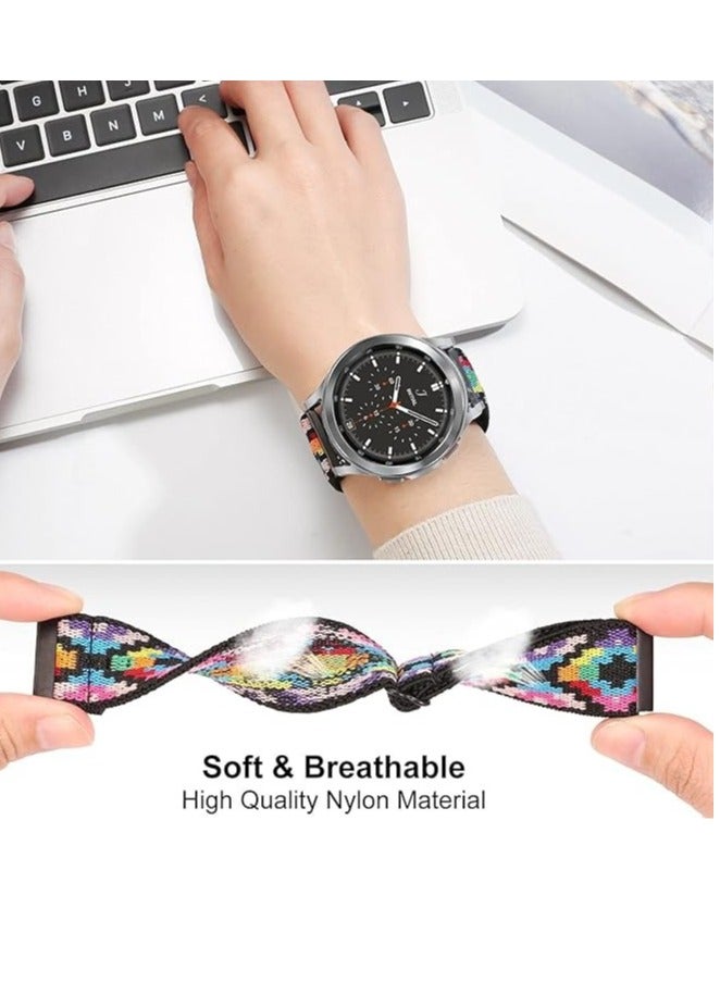 Strap Nylon Loop 20MM Band For Samsung Gear Sport/Watch6/Watch 4/Watch 5 /Watch 5 Pro /S2 classic/active 2 40mm 44mm/Amazfit GTS 2/3/ GTS 4/4 Mini/Bip 3/Pro/GTS 2 mini/GTS 2e/Bip U - Image 3