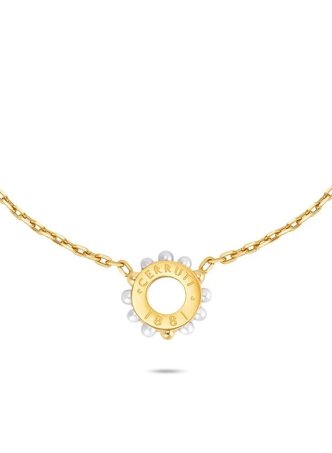 Maddalena Gold Plated Stainless Steel Necklace for Women 450mm