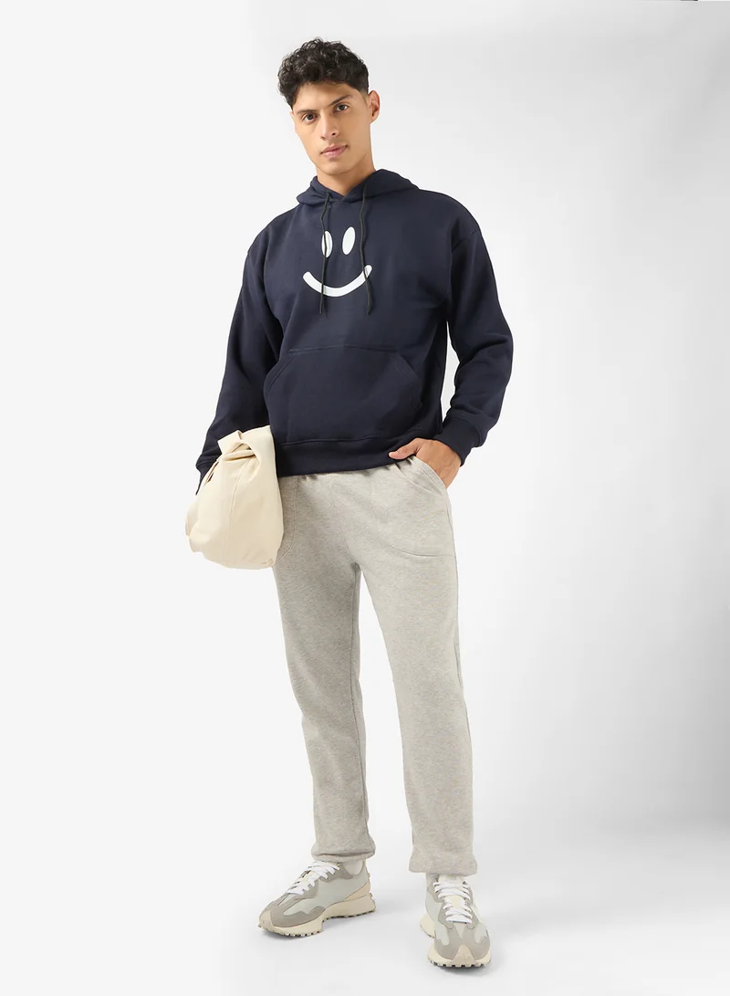 Seventy Five Basics Elastic Hem Slim Joggers