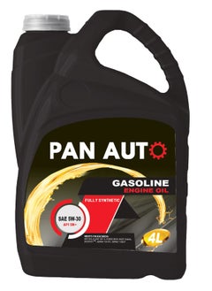Pan Auto SAE 5W-30 Fully Synthetic Gasoline Engine Oil, 4L – API SN+ Certified, Advanced Performance for Modern Engines