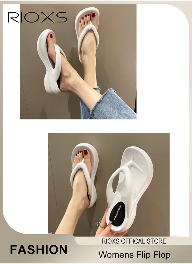 Women's Platform Flip Flops with Arch Support, Anti-Slip Wedge Slippers, Soft Flat Open Toe Sandalswith Thick Sole , Comfort Fit Flip Flops, Lightweight Slippers, Flipflops for Beach, Bathroom, Indoor or Outdoor Use - pzsku/ZF6A0454FB5E3DBC24491Z/45/_/1733707442/c21041cd-ae39-40d3-a311-3cc5f76dbc84