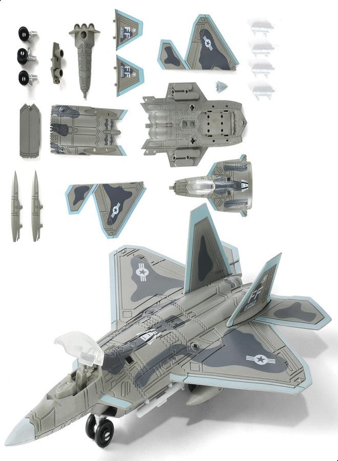 KalamkariX B2 Bomber Model, Fighter Jet Model with Silver Stand, Toy Fighter Jet for Aviation Enthusiasts and Collectors, Home and Office Decoration, Coffee Hall and Bar Display - Image 1