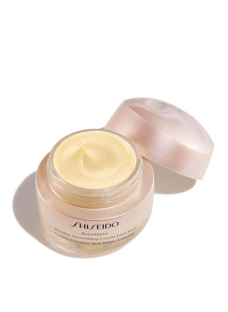 Shiseido Shiseido Benefiance Wrinkle Smoothing Cream Enriched - Anti-Aging Moisturizer for Dry to Very Dry Skin - Visibly Corrects Wrinkles & Intensely Hydrates - Non-Comedogenic - Image 3