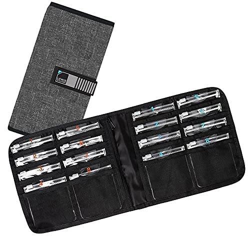 Lewis N. Clark AM/PM Folding Pill Organizer + Supplement Case for OTC Medicine - Image 1