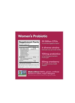 Physician's CHOICE Probiotic Capsules for Women - ProCan 50 Billion CFUs, with D-Mannose and Berry Flavor Supports Digestive Health and Immunity 30 Soy-Free and Dairy-Free Vegetarian Capsules"  - Image 5