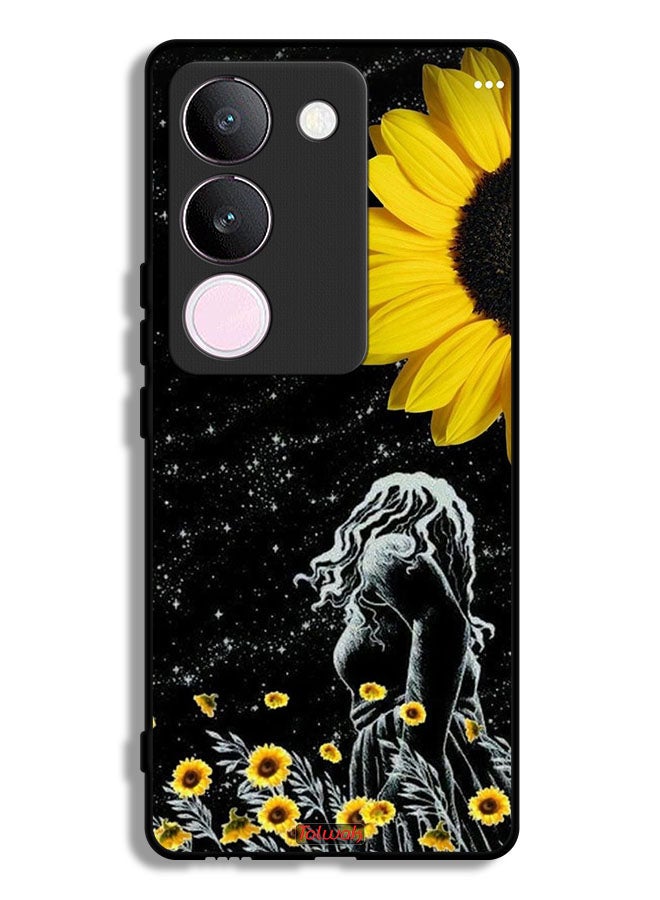 Tolwak vivo S17 Protective Case Cover Girl Look At Moon Art - Image 1