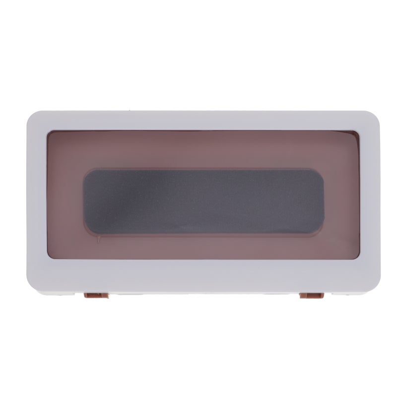 2 pcs No Drilling Wall-mounted Bathroom Toilet Cellphone Storage Rack Phone Stand - Image 1