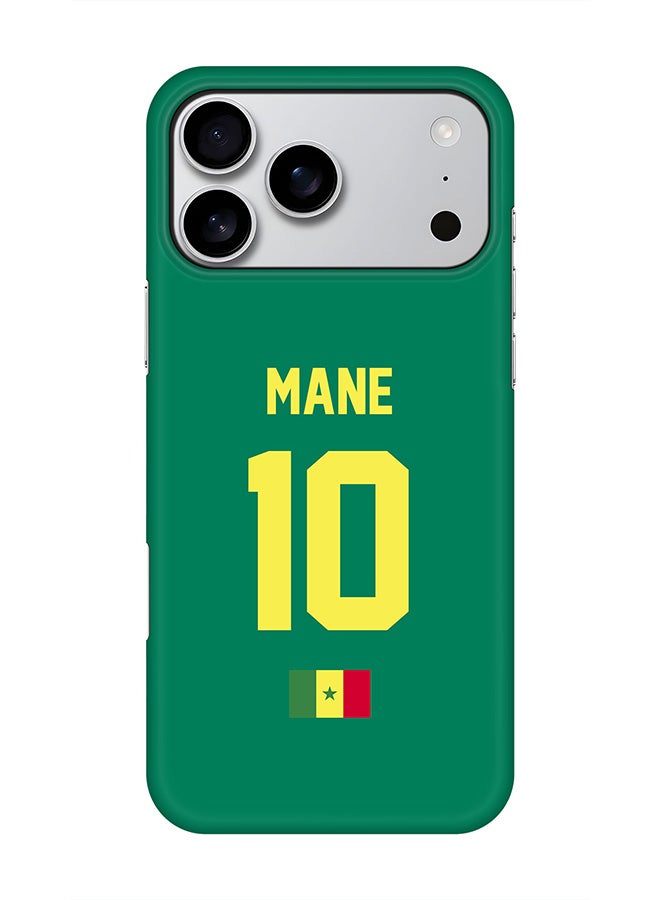 Stylizedd For iPhone 17 Pro Max,Case, [Compatible with MagSafe] Magnetic cover Slim fit Protection Matte, - Football - Senegal,  Mane