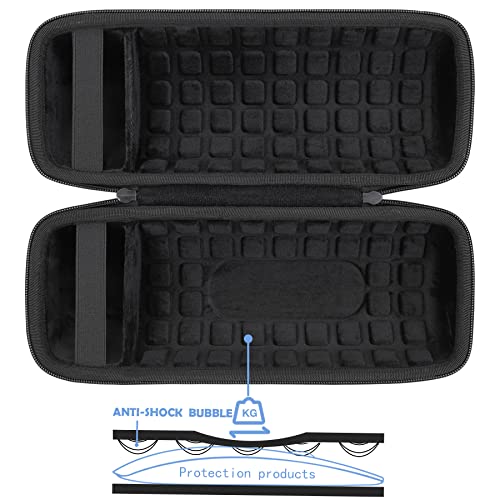 co2CREA Hard Travel Case Replacement for JBL Charge 4 / Charge 5 Waterproof Bluetooth Speaker (Black Case) - Image 4