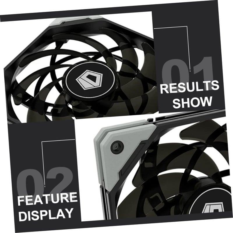 PWM Control High Air Pressure Cooling Fan for CPU Radiator Efficient Heat Dissipation - Image 5