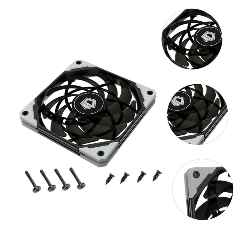 PWM Control High Air Pressure Cooling Fan for CPU Radiator Efficient Heat Dissipation - Image 4