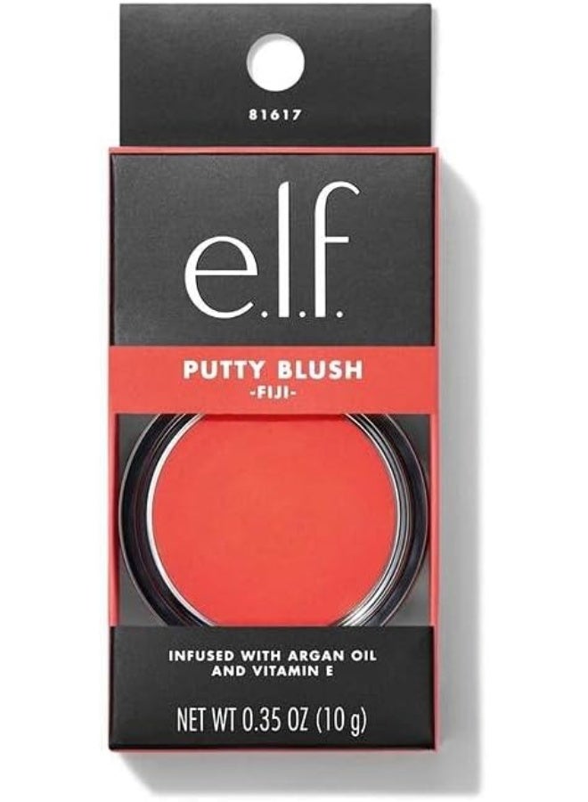 elf Putty Blush, Creamy & Ultra Pigmented Formula, Argan Oil & Vitamin E, Fiji, 0.35 oz/10 g - Image 2