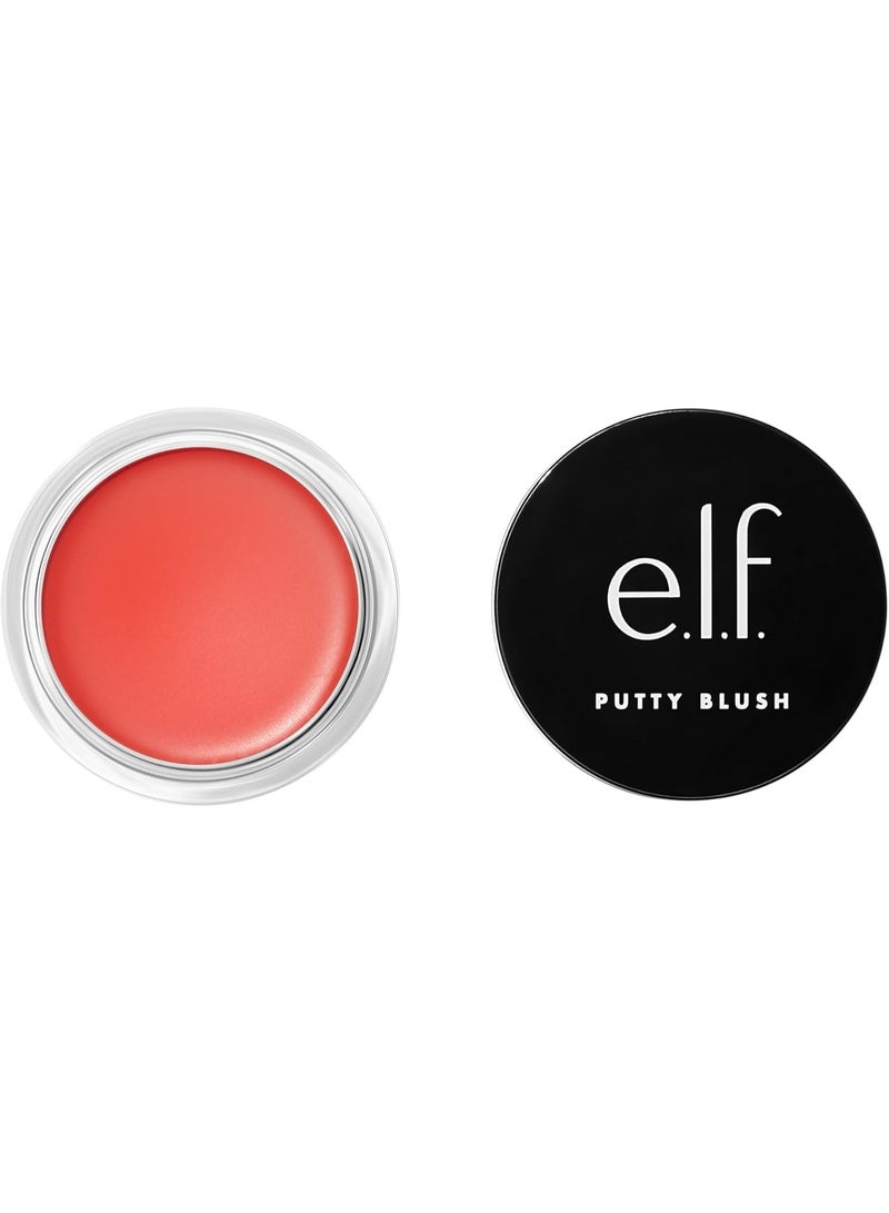elf Putty Blush, Creamy & Ultra Pigmented Formula, Argan Oil & Vitamin E, Fiji, 0.35 oz/10 g - Image 1