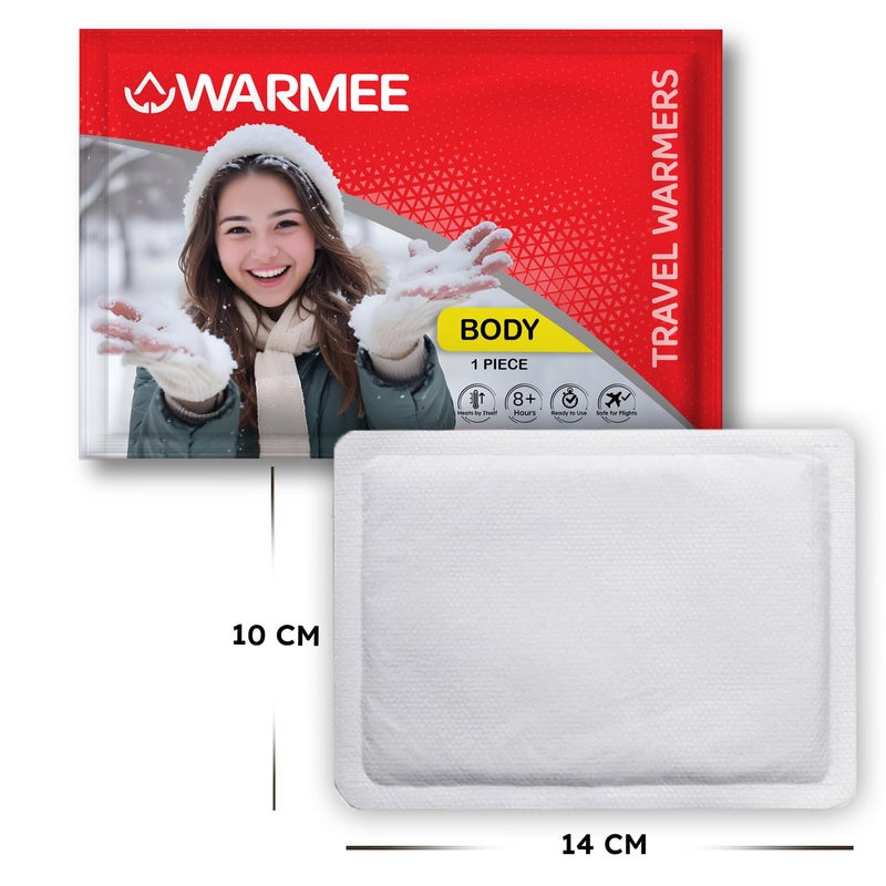 WARMEE Body Warmers (Pack of 3) Travel Warmers for Winter Holidays, Trekking, Biking | 8+ Hours of Real Heat Long Lasting - Image 5