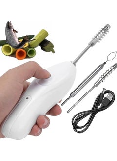 Rechargeable Handheld Vegetable Corer Electric Fish Scale Remover Multifunctional Scraper with 2 Replaceable Cutter Heads Wireless Fruit Digging Tool Sets - pzsku/ZF6A0E492E9D3ED18A6C7Z/45/_/1727774638/685b7002-f1c3-443d-a744-9c1d00ef0c3c