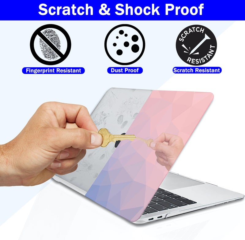 GIOIA BAZAAR Case for MacBook, Plastic Hard Shell Case Cover Compatible with MacBook Air 13 inch(Release 2020 2019 2018) M1 A2337 A2179 A1932 with Retina Display & Touch id (Graphic25) - Image 5
