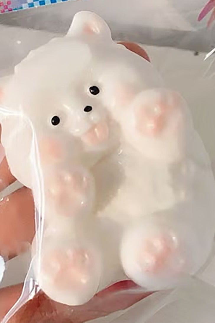 Pinch 4Pcs Squishy Stress Relief Toy Set, Squishy Fun Toy Playset For Kids, Sensory Toys for Relieving Fidget Rising Cat Dog Big Animal Shaped, Gift for Boys and Girls Adults - Image 4