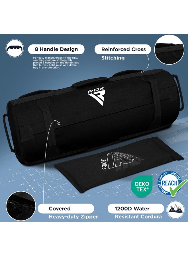 Rdx Sandbag For Fitness Weights Training, Unfilled Power Bags With Handles, 5-200 Lbs Adjustable Weighted Slam Bag For Strength Powerlifting Running Heavy Workout Home Gym Exercise, Sold As Unfilled - Image 2