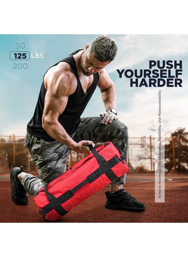 Rdx Sandbag For Fitness Weights Training, Unfilled Power Bags With Handles, 5-200 Lbs Adjustable Weighted Slam Bag For Strength Powerlifting Running Heavy Workout Home Gym Exercise, Sold As Unfilled - Image 3