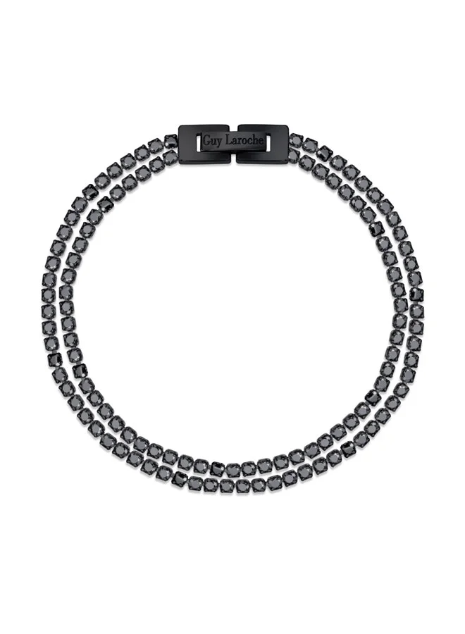 Guy Laroche Gabin Black Bracelet for Unisex