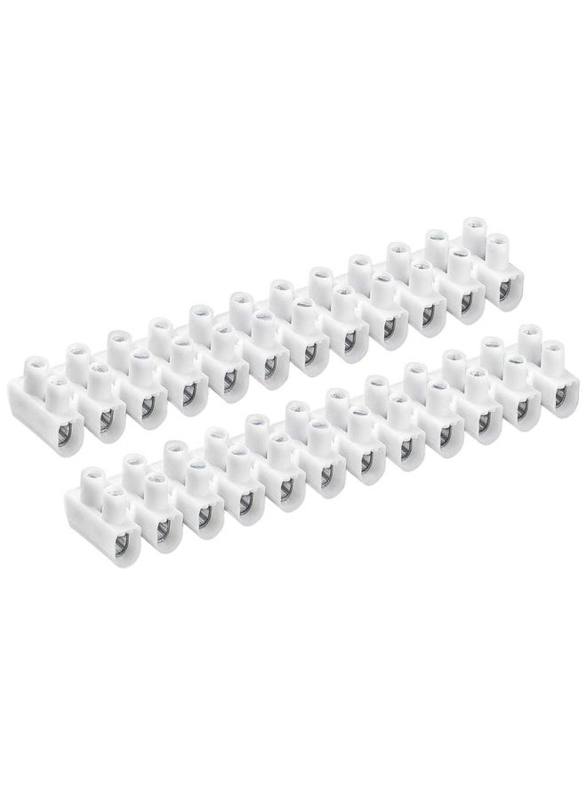 Electro Terminal Wire Connector Strip 10 Position Screw On Block