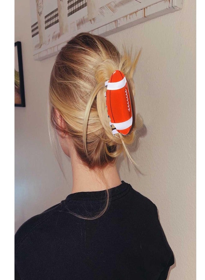 PHALIN Football Baseball Hair Claw Clip for Women Game Day Hair Clips Cute Nonslip Sports Hair Barrettes Football Baseball Hair Accessories Game Day Outfits - Image 3