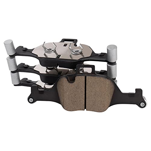 TRQ Front Brake Pads Ceramic Compatible with 2019-2021 BMW 530e 2017-2021 530i 2021 540i X5 X6 - Image 3