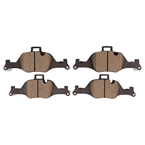 TRQ Front Brake Pads Ceramic Compatible with 2019-2021 BMW 530e 2017-2021 530i 2021 540i X5 X6 - Image 5