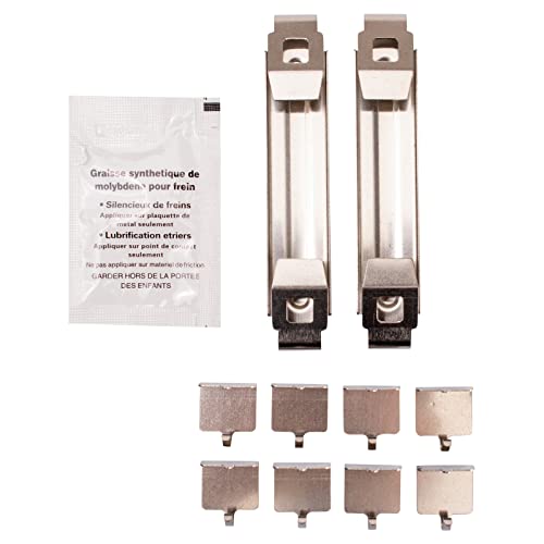 TRQ Front Brake Pads Ceramic Compatible with 2019-2021 BMW 530e 2017-2021 530i 2021 540i X5 X6 - Image 4