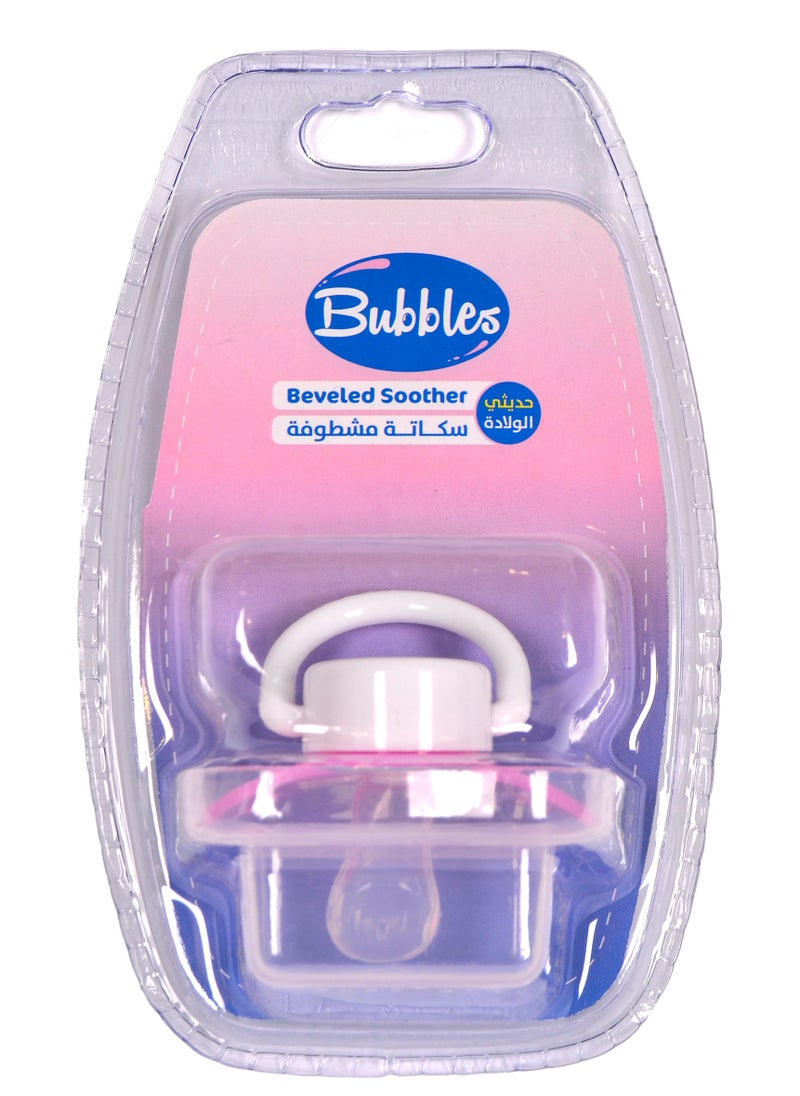 Bubbles Bubbles Beveled Soother Multishape- Rose   Newborn  - Image 2