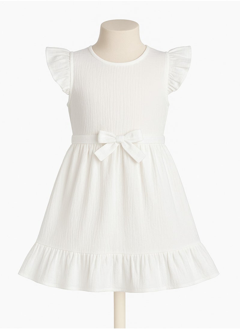 TOTSA - Girls White dress - Image 1