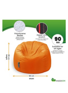 ANDERSON Anderson Medium Waterproof Comfortable Bean Bag Relaxing Chair Colour  - Image 3