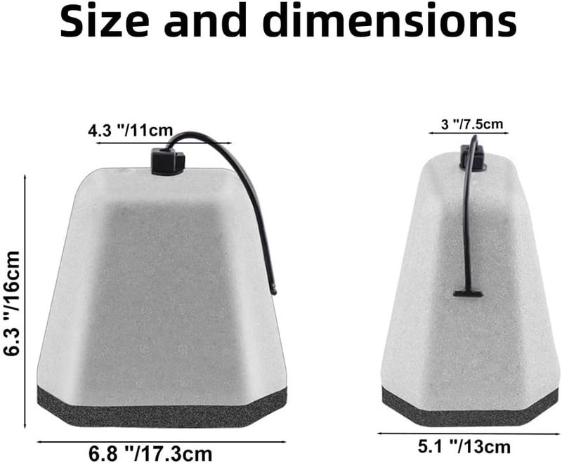 Winter outdoor faucet insulation cover White (2 sets) thick foam antifreeze protection cover, durable, anti-aging and reusable - Image 2