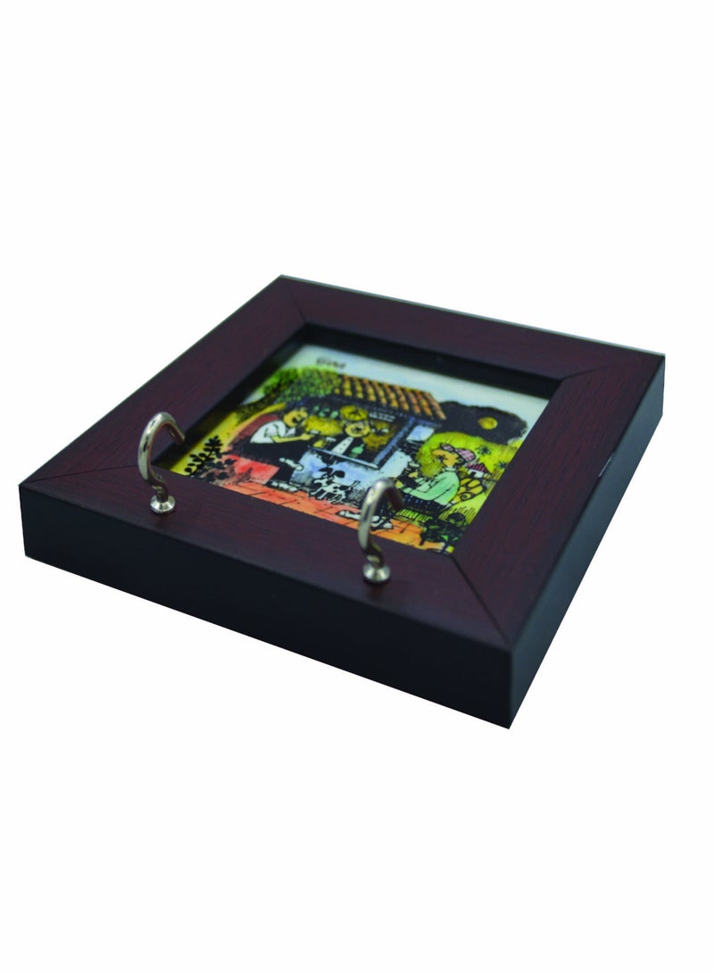GOA2GULF Elders Key Holder 3" x 3" - Goan Taverna - Image 2