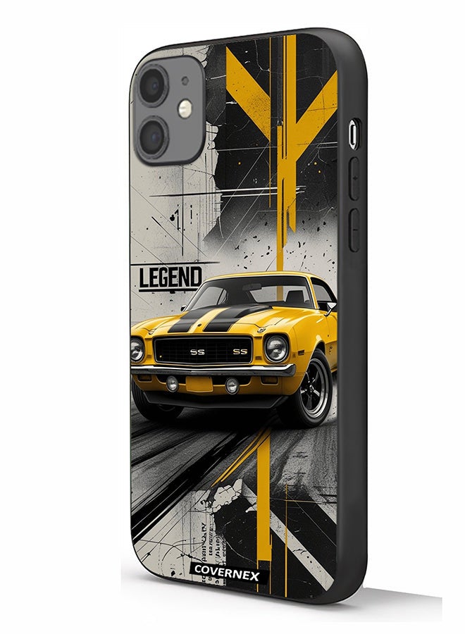 Covernex غطاء حماية آيفون 11 مزخرف بتصميم سيارة عضلية كلاسيكية légend - Image 1