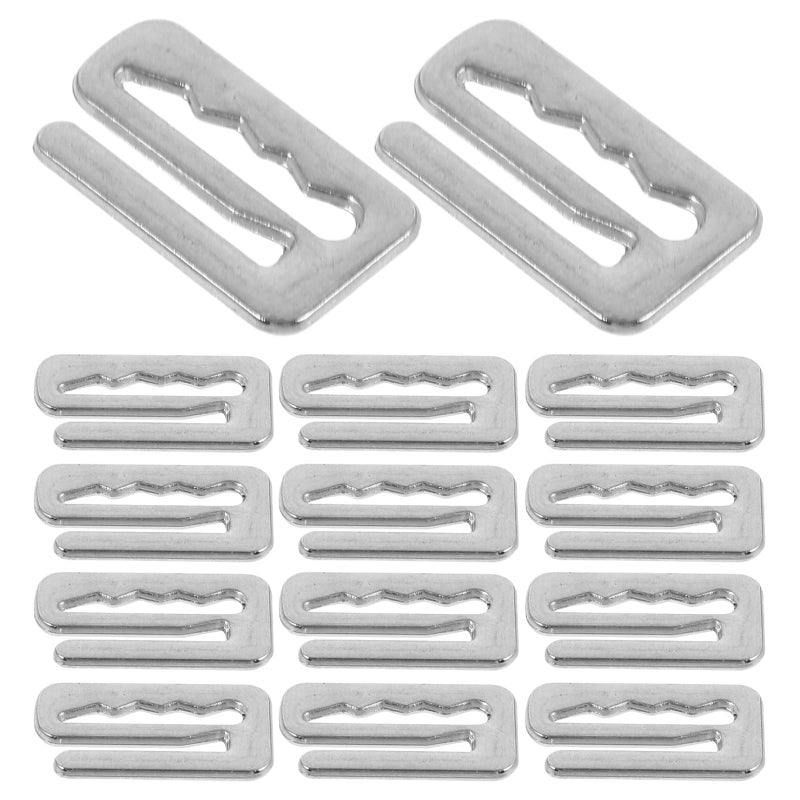 Baluue Barber Cape Buckle Replacement Clips 20Pcs Metal Haircut Cape Hooks Adjustable Cloth Buckles for Salon and Home Hair Cutting Kits